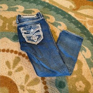 Rock Revival Denim with Embroidered Pockets